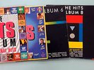 Set of 5 THE HITS ALBUM 1,2,6,8 and 9 vinyl records - CG N05
