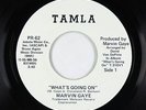 70s Soul 45 - Marvin Gaye - What's Going On/Mercy Mercy Me - Tamla - VG+