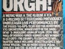 URGH  A MUSIC WAR - Various Artists - 1981 A&M SP-6019 2xLPs - PUNK ALERT   - VG