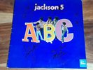 Jackson 5 ABC Vinyl LP - Hand Signed by all 5 members including Michael Jackson