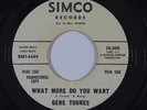 Northern Soul 45 GENE TOONES What More Do You Want/How It Feels on Simco promo