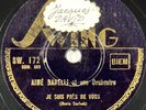 Aimé Barelli et son Orchestre : Je suis prés de vous 78 tours rpm SWING SW. 172