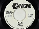 70s Soul 45 - Razzy - I Hate Hate - MGM - VG+ promo