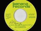 Modern Soul 45 - Pat Carpenter - Love You Use To Be - Banana - VG+ unknown?