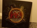 SLAYER rare shaped picture disc vinyl ,you against you ,thrash