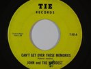 Northern Soul 45 JOHN & THE WEIRDEST Can't Get Over These Memories on Tie