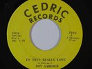Northern Soul 45 DON GARDNER Is This Really Love/Tighten Up Your Love Bone