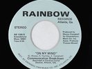 Modern Soul/Funk 45 - Communication Breakdown - On My Mind - Rainbow - VG++