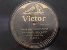 VICTOR Record 78 rpm 16453 FISK UNIVERSITY JUBILEE QUART Swing Low Sweet Chariot