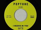 Northern Soul 45 - Ruby Lee - I Believe In You - Poptone