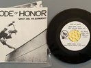 CODE OF HONOR 7” 45rpm  VG+condition + Original Printed Inserts, Spindle Adapter