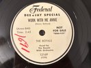 Doo Wop 78 The Royals Work With Me Annie FEDERAL Promo Midnighters Hank Ballard