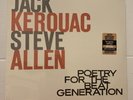 New JACK KEROUAC & STEVE ALLEN Poetry For The Beat Generation Milky Clear VINYL
