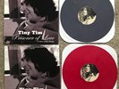2 TINY TIM Prisoner Of Love on RED & GRAY Vinyl w/Promo Poster Russ Columbo