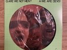 Devo Are We Not Men Vinyl LP Record 1978 Picture Disc +General Boy + Flimsy Wrap