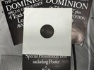 THE SISTERS OF MERCY - DOMINION BLACK LABEL PROMO + 3 INSERTS - RARE