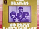 BEATLES 45.  France.  NO REPLY.  BABY’S IN BLACK. 1973. Odeon Red 006-04462. EX.