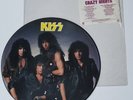 KISS - CRAZY NIGHTS - LP - PICTURE DISC - 1987 - VG+ / ORIG. HYPE STICKER