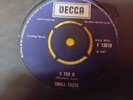 SMALL FACES - PATTERNS / E TO D - RARE UK DECCA 7