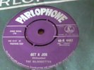 THE SILHOUETTES Get A Job / I Am Lonely RARE ORIGINAL 1958 UK 45 - R 4407 EX/EX+