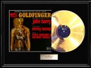 GOLDFINGER JAMES BOND 007 LP GOLD METALIZED RECORD ALBUM VINYL RARE SOUNDTRACK