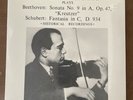 SEALED BRONISLAW HUBERMAN JS BACH partita no.2 for violin RECITAL RECORDS NEW