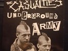 THE CASUALTIES - Underground Army:  Blue Vinyl tribal war records 1st Pressing