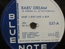 BLUE NOTE 537 Bab's 3 Bips & a Bop 78 rpm JAZZ V+