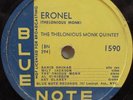 BLUE NOTE 1590 The Thelonius Monk Qnt 78 rpm JAZZ E