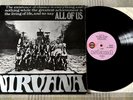 NIRVANA ALL OF US RARE UK 1968 PINK ISLAND BULLSEYE LABEL STEREO 1st Press EX