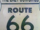 LAZY COWGIRLS Route 66 SIGN SHAPED VINYL DISC SFTRI 1996 used
