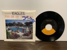 Eagles, Please Come Home For Christmas, 7” Vinyl 45rpm AUTOGRAPHED Glenn Frey