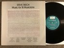 STEVE REICH Music For 18 Musicians Original LP 1978 1st Press ECM NM+,Classical