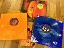 1994 ALICE IN CHAINS JAR OF FLIES SAP ORIGINAL PRESS ORANGE/BLUE VINYL EX/EX+
