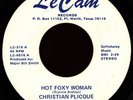 CHRISTIAN PLICQUE Hot Foxy Woman 45 Le Cam Rare 1970s Funk Soul M-
