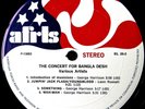 Beatles-Re LP George Harrison Concert for Bangla Desh Extreme Rare AFRTS SAMPLER