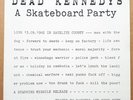 DEAD KENNEDYS - A SKATEBOARD PARTY -  Nr MINT 1983 FIRST PRESS PUNK LP