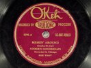 78 RPM - Cookie's Gingersnaps (Freddie Keppard)/R.M. Jones, Okeh 8390, V/V- Jazz