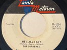 NORTHERN SOUL The Supremes HE'S ALL I GOT Tamla Motown 45 rare Canadian pressing