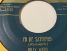 BILLY WARD AND HIS DOMINOES  I’D BE SATISFIED/ NO ROOM  Federal 12105 R&B Vocal