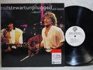 Rod Stewart Unplugged...and Seated 1993 LP Lyric W/Insert NM- NM Hyper Sticker
