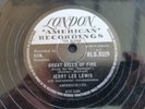 JERRY LEE LEWIS - GREAT BALLS OF FIRE 1957 UK PRESS 78 RPM RECORD