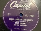 78 rpm rock n roll-Gene Vincent-Jumps Giggles and Shouts/Wedding Bells