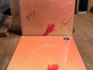 The Lumineers Brightside *SIGNED AUTOGRAPHED* Tangerine Color Vinyl LP CornerDmg