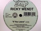 SEALED Ricky Wendt - If You Leave / EURO - My Destiny 12