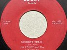 Jim Foley & The Big Beats-Goodbye Train-Rare Orig Rockabilly Lucky Records 45rpm