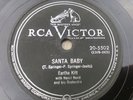 Eartha Kitt 78rpm Single 10-inch RCA Victor Records #20-5502 Santa Baby