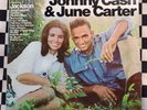 Carryin' On With LP by Johnny Cash & June Carter vinyl mono 1967 VG+ CL2728