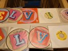 Elvis Presley Maybellene Label 5 picture discs Spells E..L..V..I..S plus 5 more
