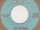 Eddy Jacobs Was I So Wrong Kiss-Kiss Soul Northern Motown